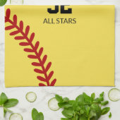 softball sports towel, coach bath towel theedoek (Gevouwen)