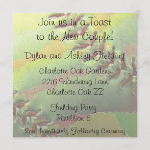 Softball Sports Wedding Theme Reception Kaart