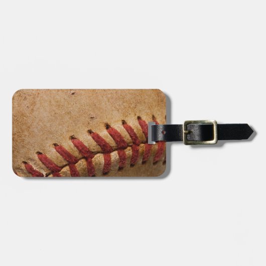 Softball - Sportsoftballen voor Sjabloon Bagagelabel (Voorkant horizontaal)