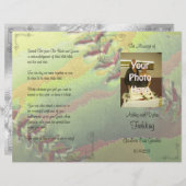 Softball Sportthema Fotoweduwenprogramma (Voorkant / Achterkant)