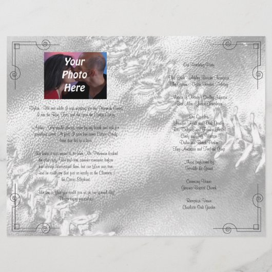 Softball Sportthema Fotoweduwenprogramma (Achterkant)