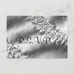 Softball Sporty Weddenschap Theme RSVP-kaart RSVP Kaartje