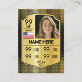 Softball Stats Shield Kaart Softball Trading Kaart Contactkaartje (Voorkant)