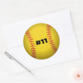 Softball Sticker (Envelop)
