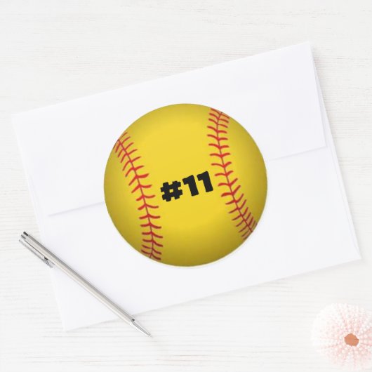 Softball Sticker (Envelop)