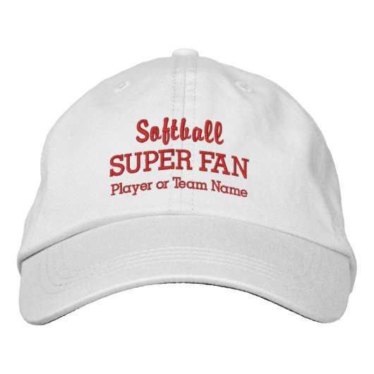 Softball Super Fan Custom Sport Team Player Name Pet (Voorkant)