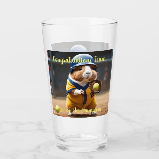 Softball Superstar: Het grote spel van het cavia, Glas (Voorkant)