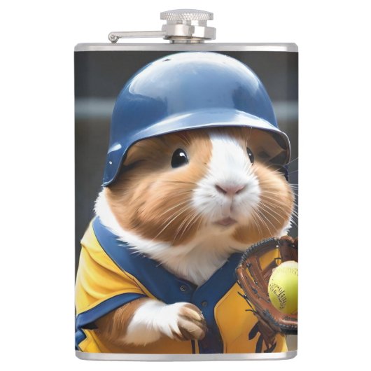 Softball Superstar: Het grote spel van het cavia, Heupfles (Voorkant)