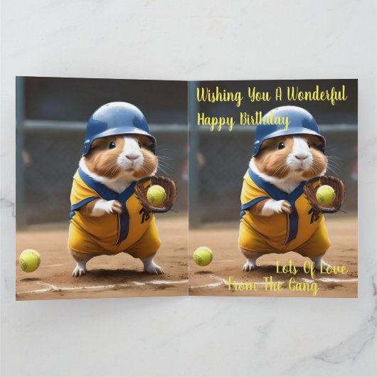 Softball Superstar: Het grote spel van het cavia, Kaart (Binnen)