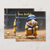 Softball Superstar: Het grote spel van het cavia, Kaart (Voorkant / Achterkant)