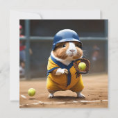 Softball Superstar: Het grote spel van het cavia, Kaart (Achterkant)