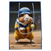 Softball Superstar: Het grote spel van het cavia, Medium Cadeauzakje (Achterkant)
