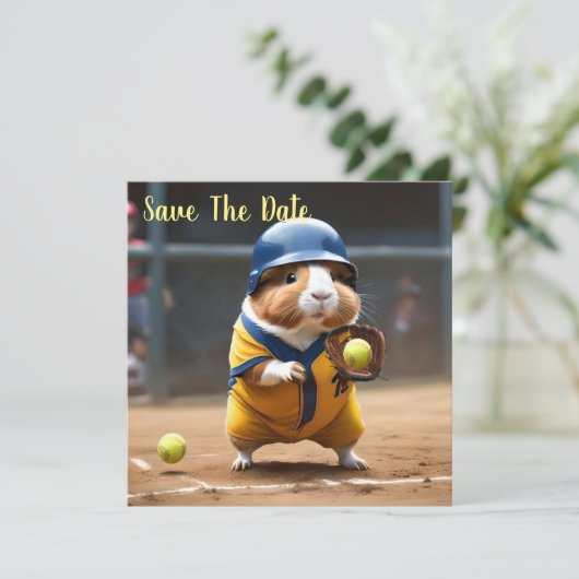 Softball Superstar: Het grote spel van het cavia, Save The Date (Staand voorkant)