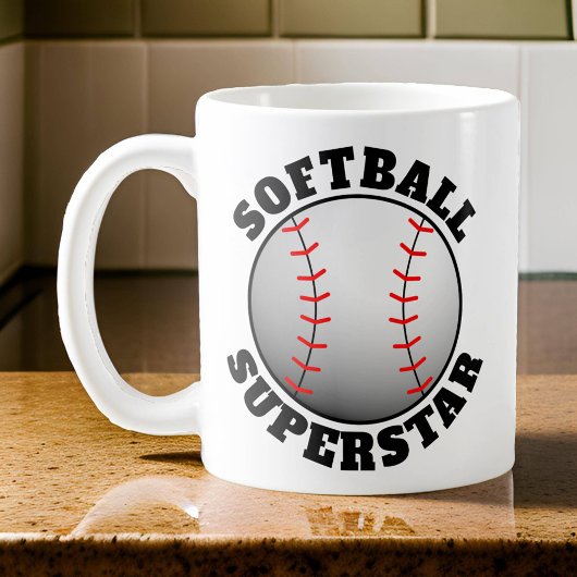 Softball Superstar Sport Koffiemok