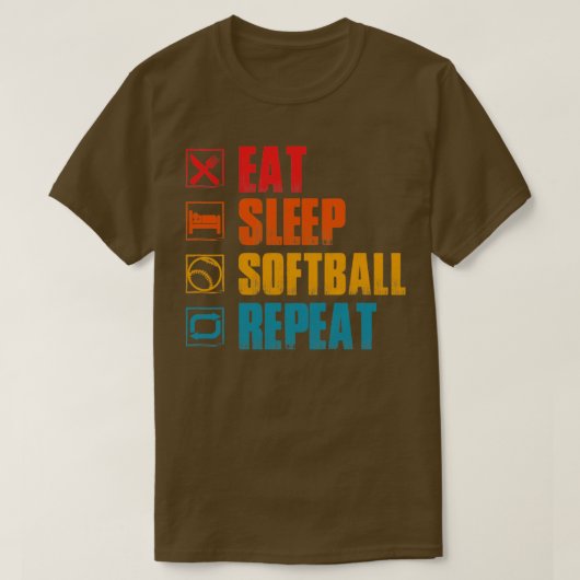 softball t-shirt (Design voorkant)