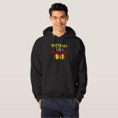 Softball takes big Balls  Softball Hoodie (Voorkant volledig)