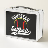 Softball Team Speler VOEG NAAM TOE Personalized Le (Achterkant)