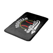 Softball Team Speler VOEG NAAM TOE Personalized Le Badmat (Gekanteld)