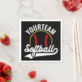 Softball Team Speler VOEG NAAM TOE Personalized Le Servet (Insitu)