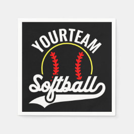 Softball Team Speler VOEG NAAM TOE Personalized Le Servet