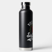 Softball Team Speler VOEG NAAM TOE Personalized Le Waterfles (Rechts)