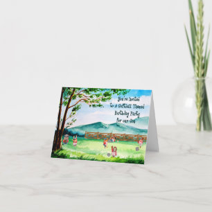 Softball Thmed Birthday Party for Son