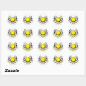 Softball Tribal Ronde Sticker (Vel)