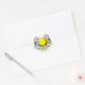 Softball Tribal Ronde Sticker (Envelop)
