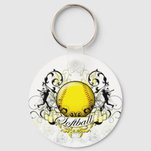 Softball Tribal Sleutelhanger