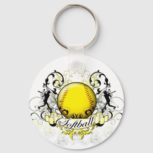 Softball Tribal Sleutelhanger (Voorkant)