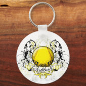 Softball Tribal Sleutelhanger (Voorkant)