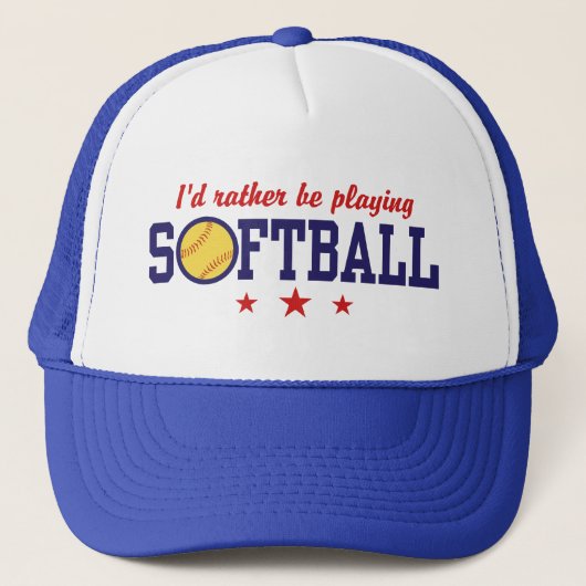Softball Trucker Pet (Voorkant)