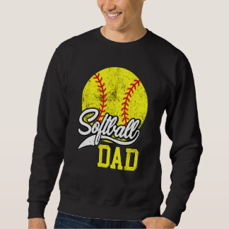 Softball vader zoals een honkbalvader met grotere trui
