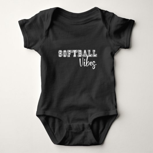 Softball Vibes Romper (Voorkant)