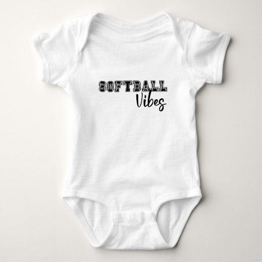 Softball Vibes Romper (Voorkant)