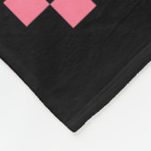 Softball Vibes Softball Couqette Groovy Softball G Fleece Deken (Hoek)