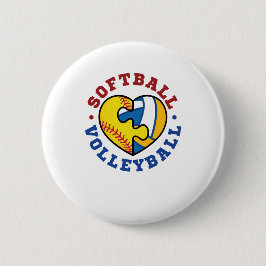 Softball Volleyball Ronde Button 5,7 Cm