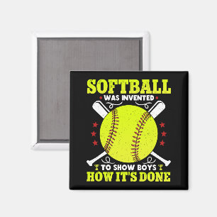 Softball werd uitgevonden aan Shows jongens hoe he Magneet
