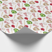 Softball Wrapping Paper Cadeaupapier (Hoek)