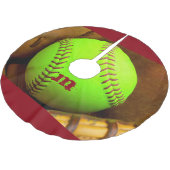 Softball Yellow Fast Pitch 8U kerstboomrok Kerstboom Rok (Gekanteld)