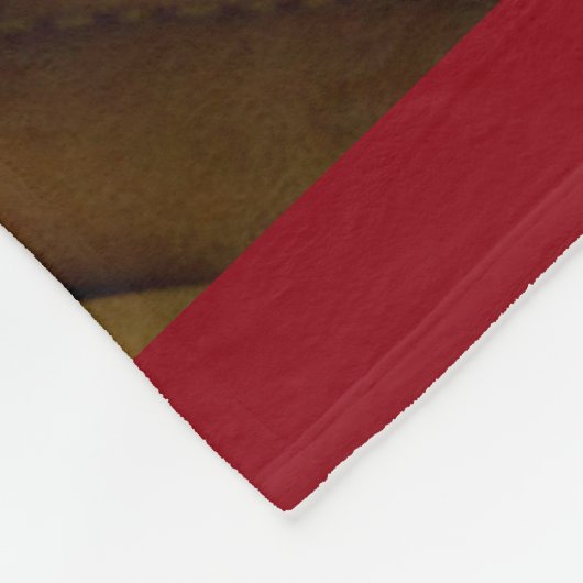 Softball Yellow Fast Pitch Fleece Blanket, 30 x 40 Deken (Hoek)