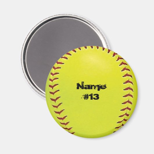  softbalmagneet magneet (Voorkant / Achterkant)