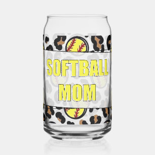 Softbalmoeder Blikvorm Glas