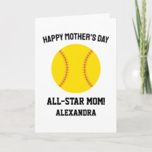 Softbalmoeder Gelukkige Moederdag