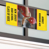 Softbalspeler Afstuderen Diploma Afgestudeerde Sen Spandoek (Buitenkant Gebouw)