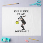 Softbalspeler Coach Sportfeest Tissuepapier (Craft)