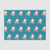 Softbalspeler Kerstmis Tissuepapier (Voorkant)