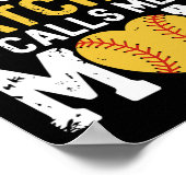 Softbalspeler, Mijn Favoriete Catcher Belde  Poster (Hoek)