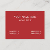 Softbalspeler speelt softbal visitekaartje (Achterkant)