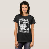 Softbalspeler Team Werper Catcher Coach T-shirt (Voorkant volledig)